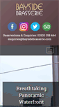 Mobile Screenshot of baysidebrasserie.com